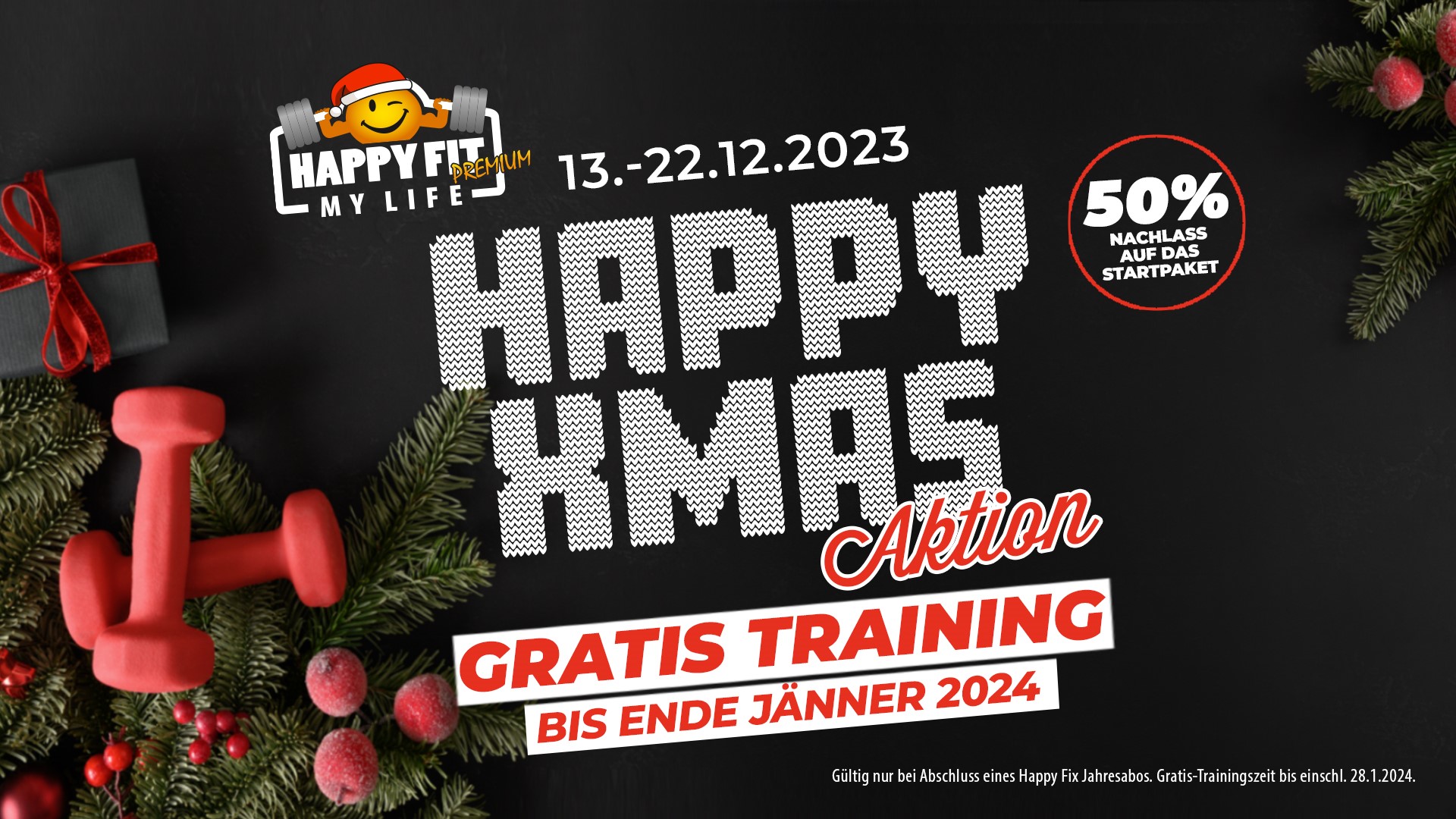 Happy Xmas Bei HappyFit Jetzt Starten Bis 28 1 Gratis Trainieren