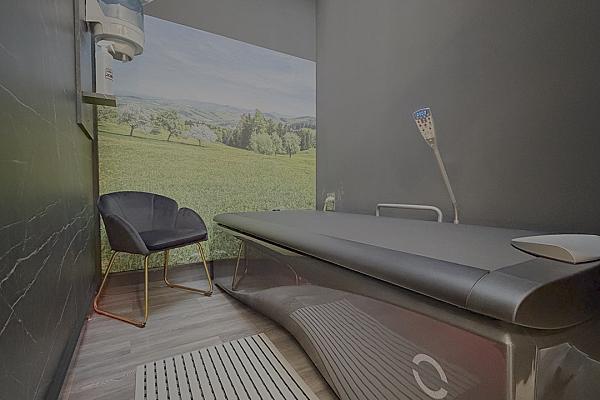 Hydrojet Überwassermassage Liege